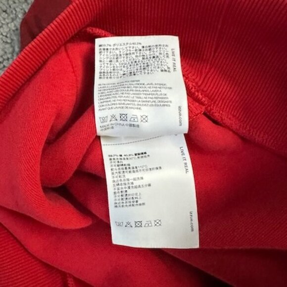 Bathing Ape URSUS IZZUE BAPE Basic Sweat Red Camo Hoodie Full Zip Sz XL - EUC - Picture 14 of 15